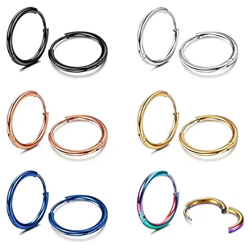 Milacolato Orecchini Uomo Rosa 1597642