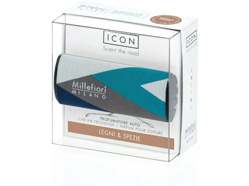 Fragranza per auto Icon Textil Geometric Legni & Spezie
