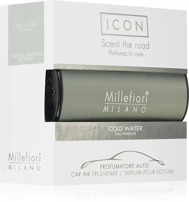 Millefiori milano Millefiori Icon Scent the Road Acqua Fredda - Profumo dell'auto - 47, 0 g