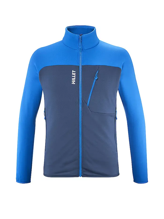 Giacca in pile da uomo Seneca blu | XXL