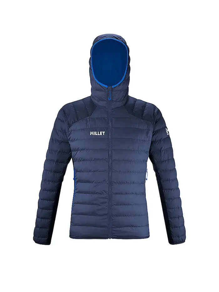 Millet Iso-giacca da uomo FITZ ROY WARM con cappuccio blu