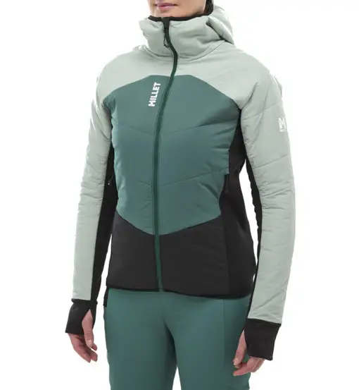 Millet White Primaloft Hoodie W - giacca in Primaloft - donna Green