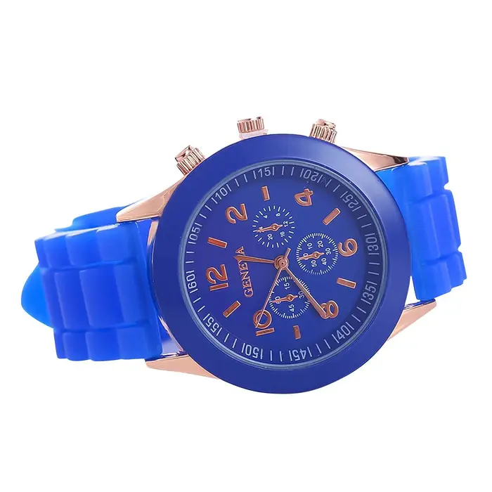 Milost Orologi da uomo e da donna Orologi impermeabili da donna Decorazioni per orologi al quarzo colore blu scuro