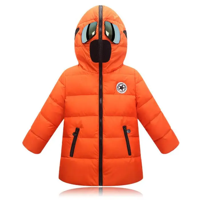 MILU Giacca Piumino Bambino Inverno Giacca da Ragazzo con Occhiali per Ragazza Vestiti Coreani Ispessimento Piumino Cotone Abbigliamento