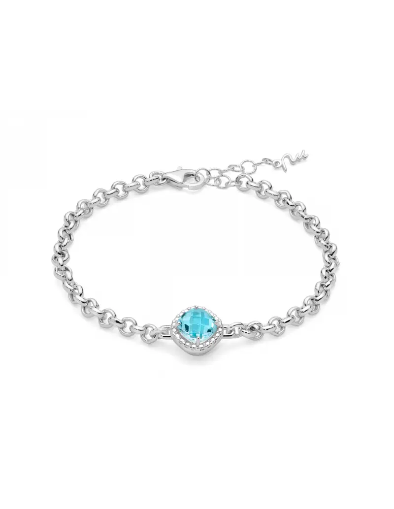Miluna Bracciale Gemma Del Cielo BRD960 con topazio in argento 925