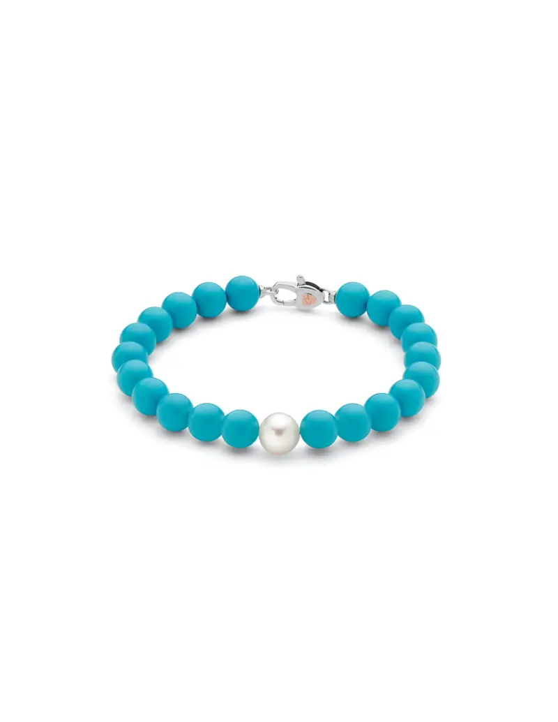 Miluna Bracciale Terra e mare PBR1794V con turchese in argento 925