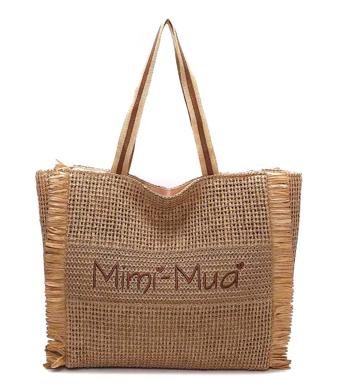 Mimì-Muà Borsa da mare grande Caffè