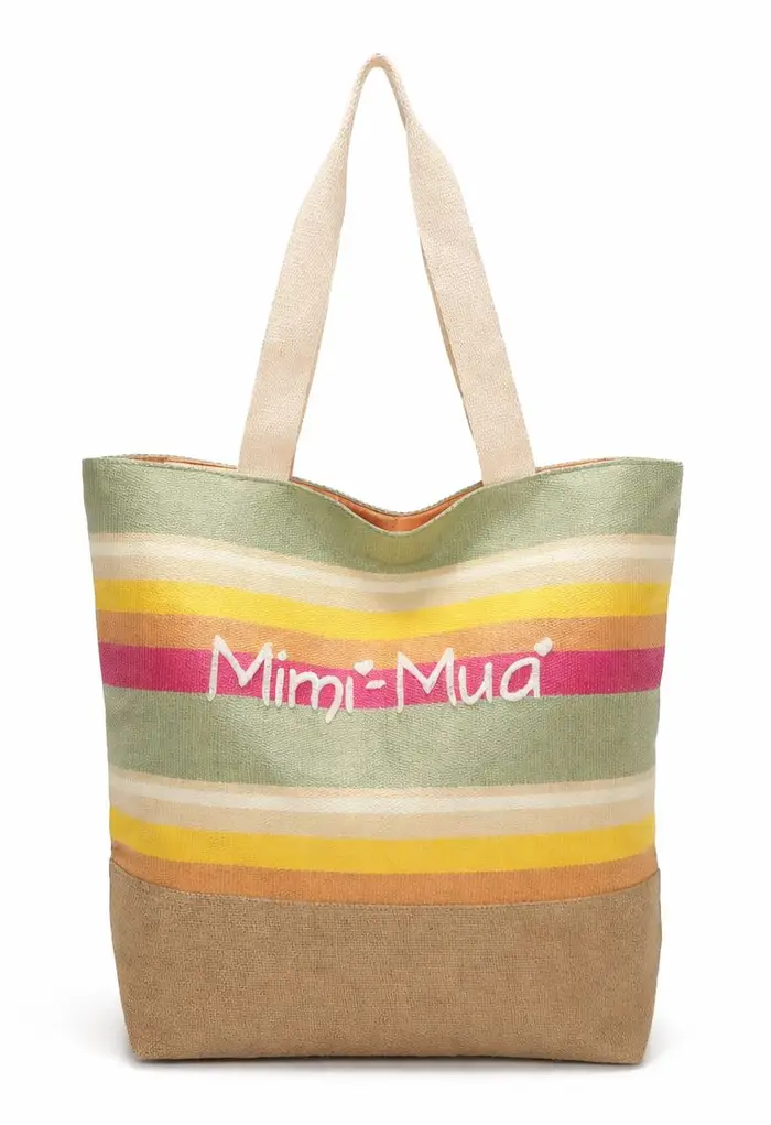 Mimì-Muà Borsa da mare grande Multicolor