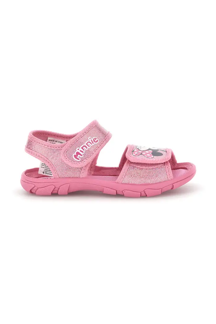 Sandali rosa con stampa Minnie e chiusura a strappo Minnie D3010815T [ROSA]
