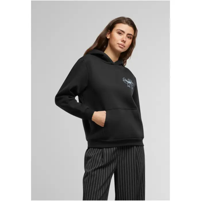Miss Tee Felpa con cappuccio da donna Good Vibes Bow Noir