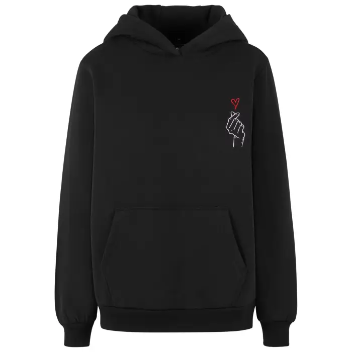 Felpa con cappuccio morbida donna Miss Tee K Heart EMB