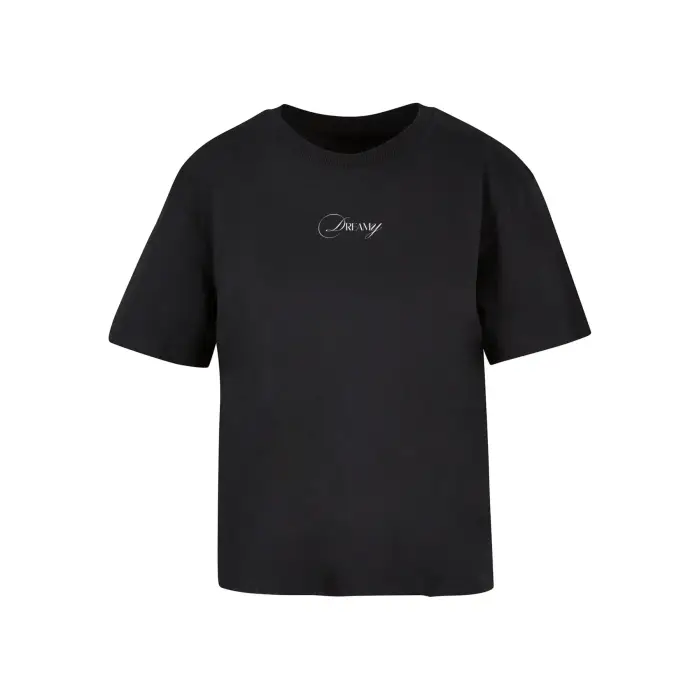 Miss Tee T-shirt da donna Dreamy Wording Noir