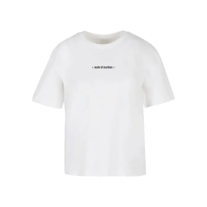 Miss Tee T-shirt da donna Tattoed Wings Blanc