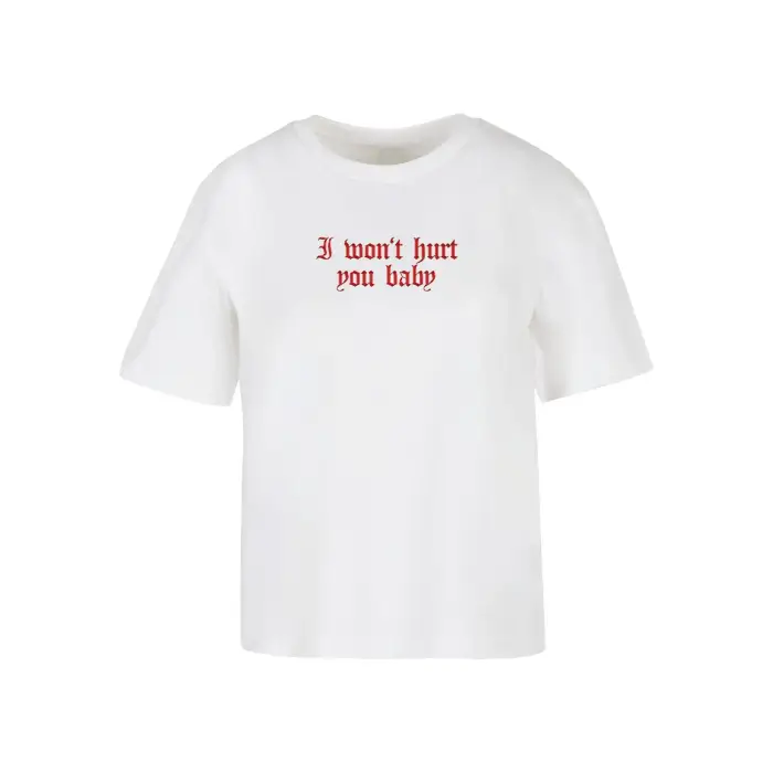 Miss Tee T-shirt da donna Won t Hurt Blanc