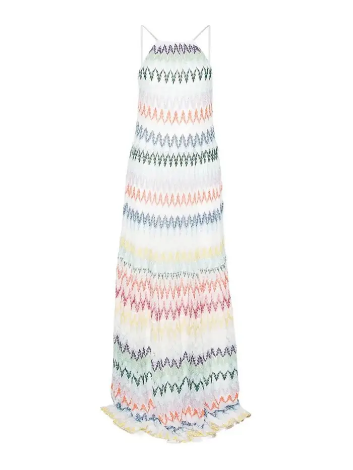 Missoni Abito lungo senza maniche Bianco