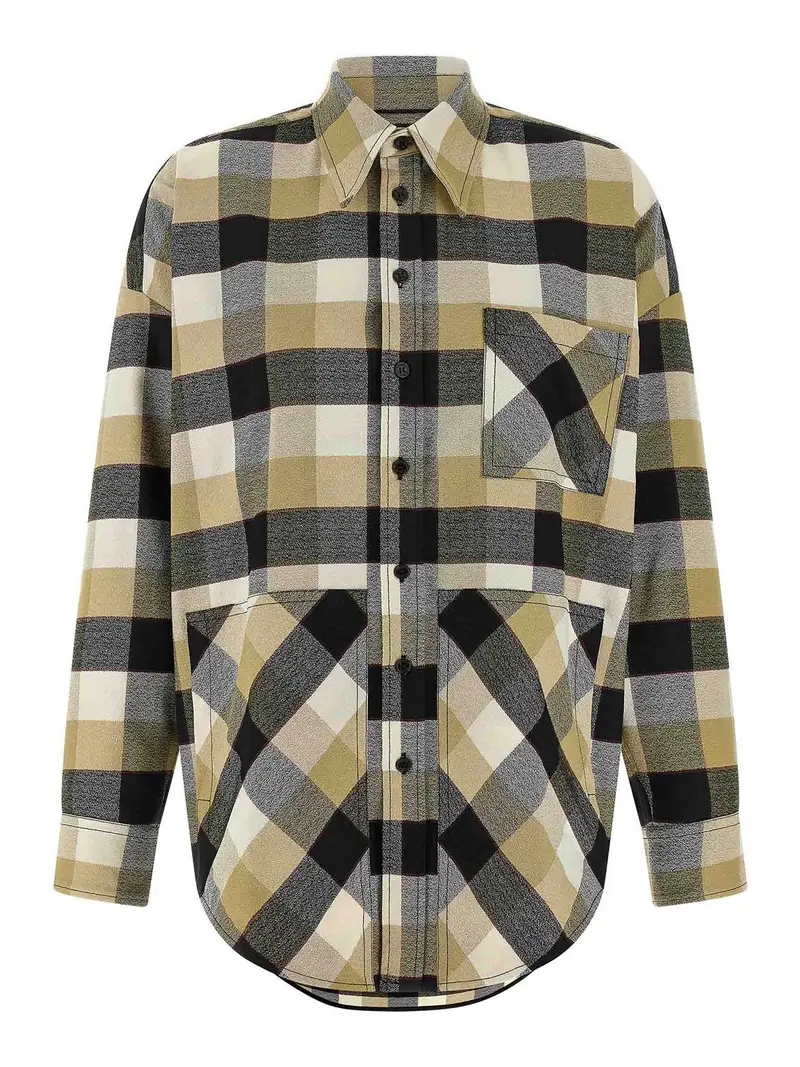 Missoni Camicia con motivo a quadri Beige