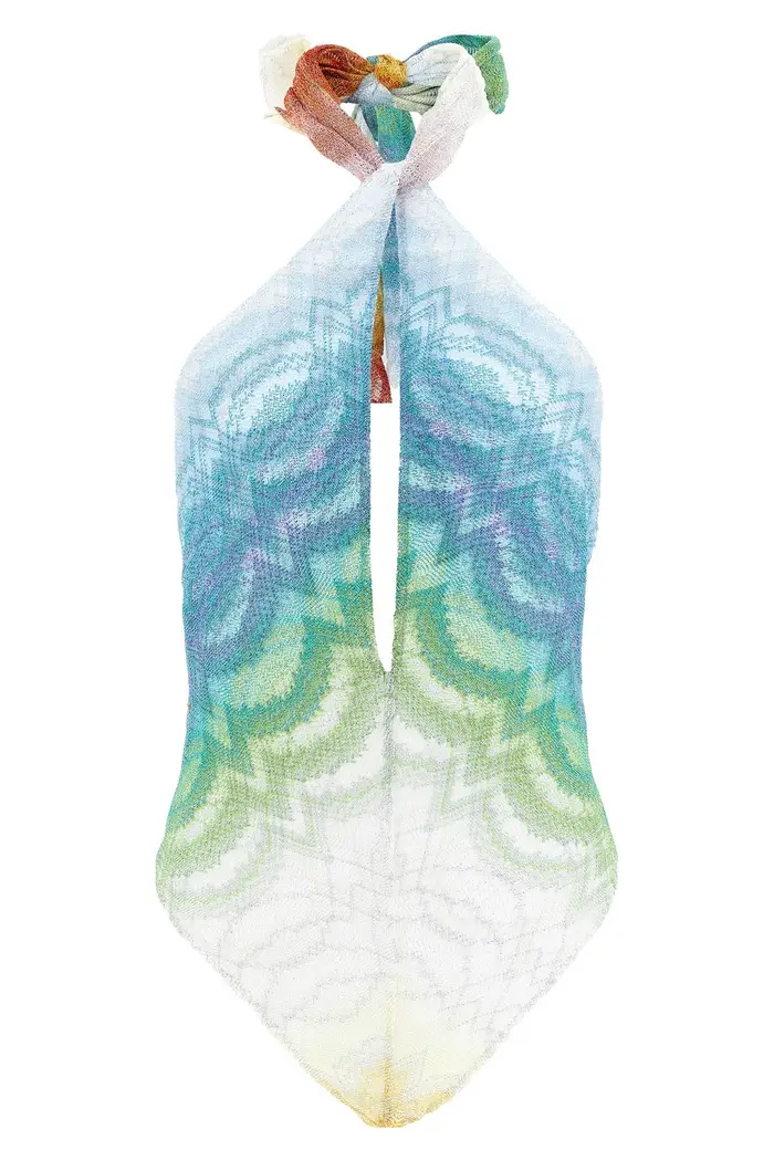 MISSONI Costume Intero Motivo Stereo Multi