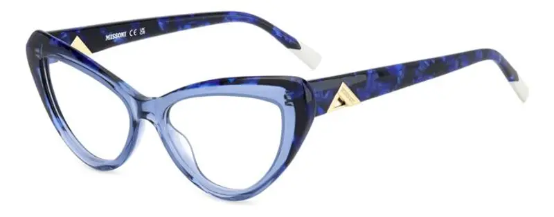Missoni Donna MIS 0172 468 Montature da vista Acetato Blu Cat Eye