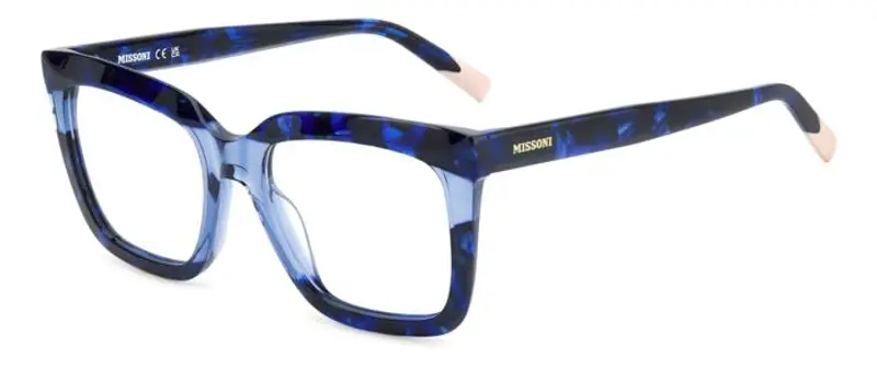Missoni Donna MIS 0173 468 Montature da vista Acetato Blu Squadrata