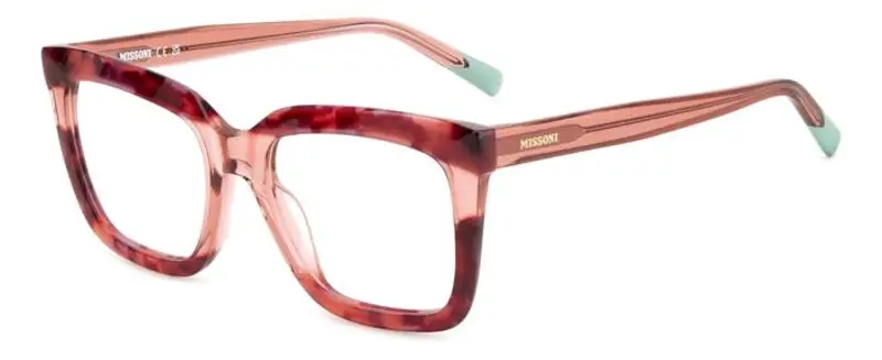 Missoni Donna MIS 0173 HT8 Montature da vista Acetato Rosa Squadrata