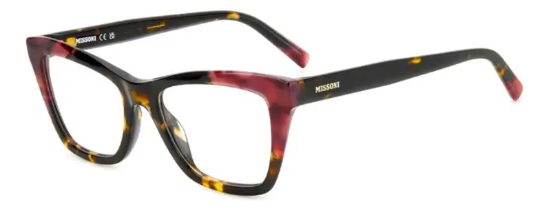 Missoni Donna MIS 0174 0T4 Montature da vista Acetato Havana/Rosa Squadrata