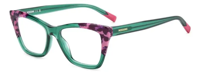 Missoni Donna MIS 0174 MYA Montature da vista Acetato Verde Squadrata