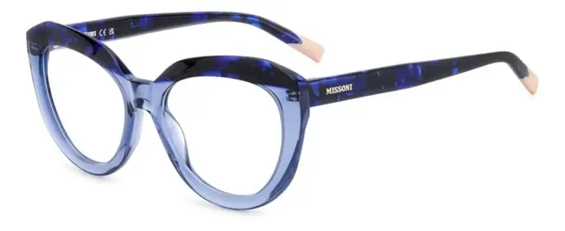 Missoni Donna MIS 0175 468 Montature da vista Acetato Blu Cat Eye