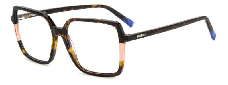 Missoni Donna MIS 0176 L9G Montature da vista Acetato Havana Squadrata
