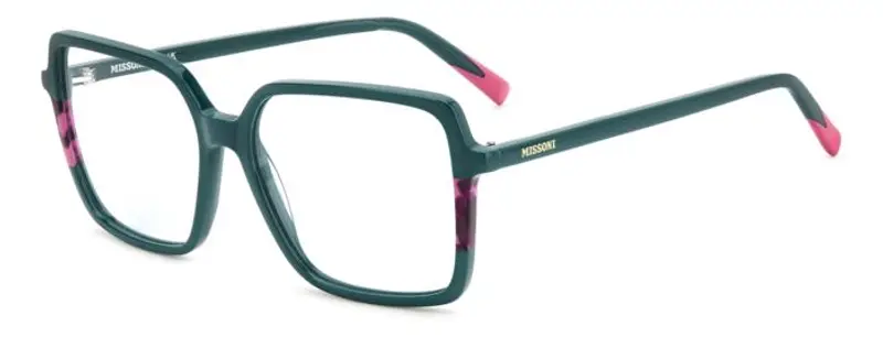 Missoni Donna MIS 0176 MYA Montature da vista Acetato Verde Squadrata