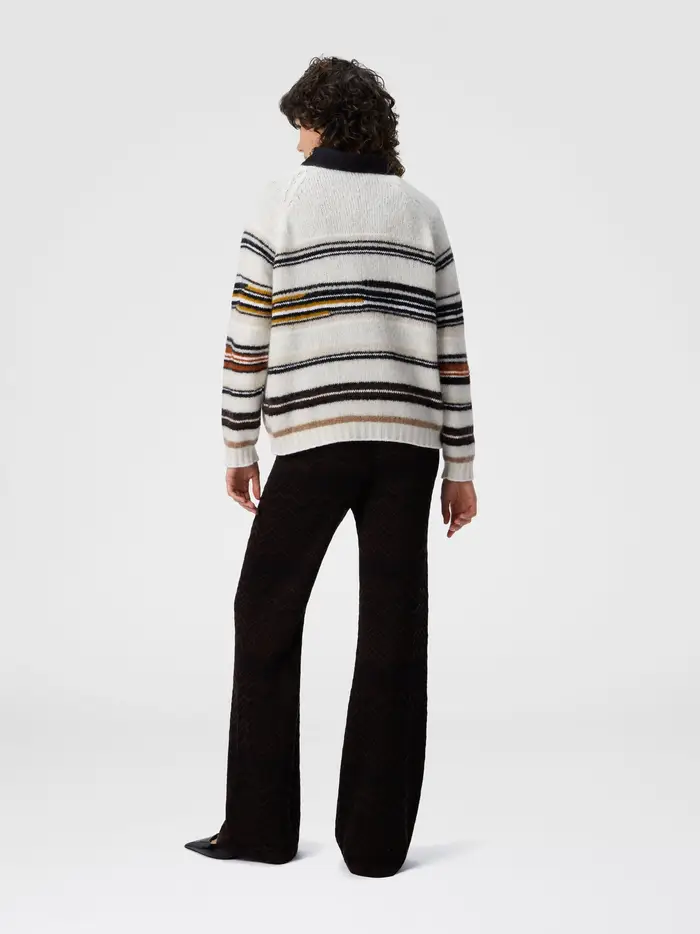 Maglione a righe