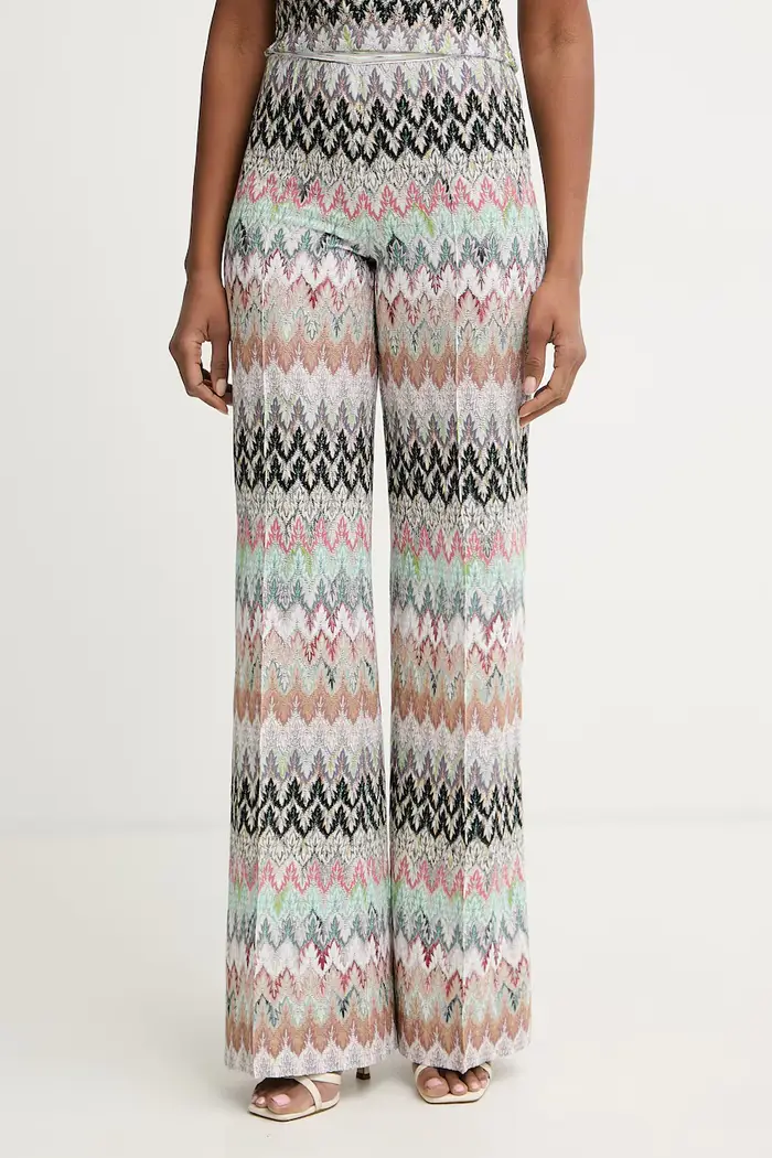Missoni pantaloni palazzo da donna Beige
