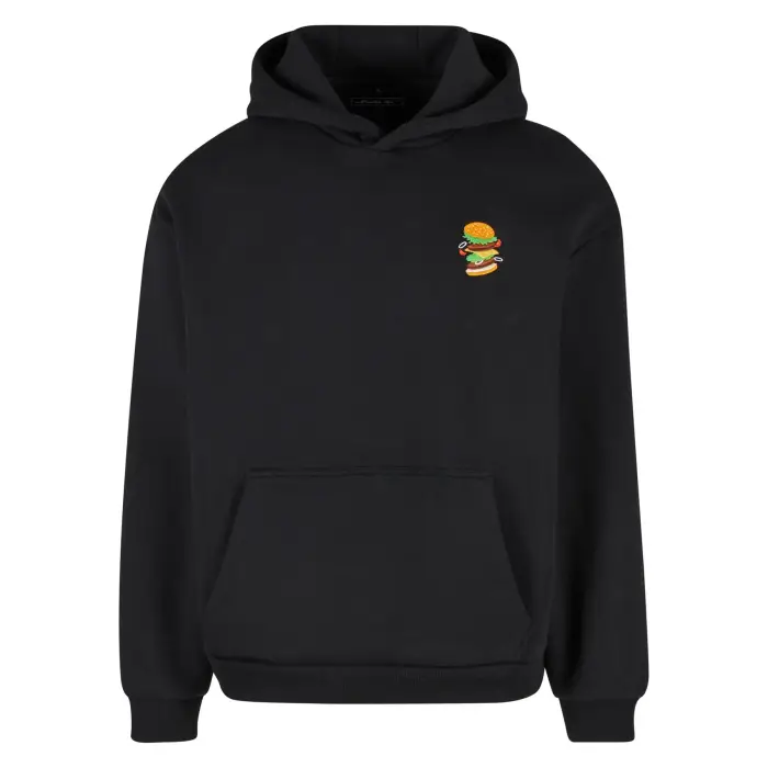 Felpa con cappuccio morbida donna Mister Tee Burger EMB