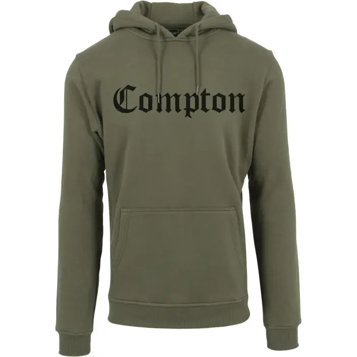 Sweatshirt Mister Tee con cappuccio Compton Vert