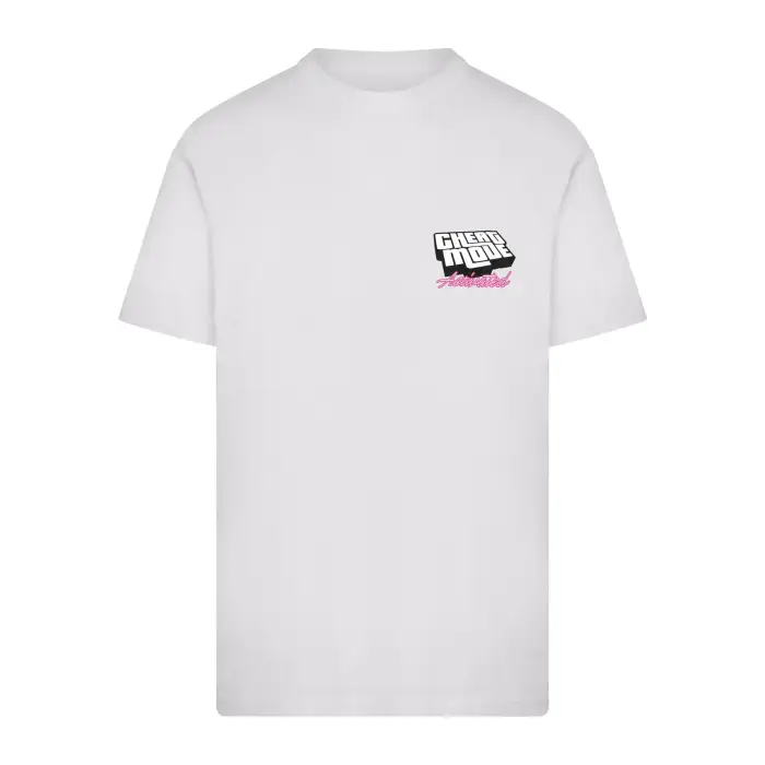 mister tee T-shirt Cheat Code Activated Blanc