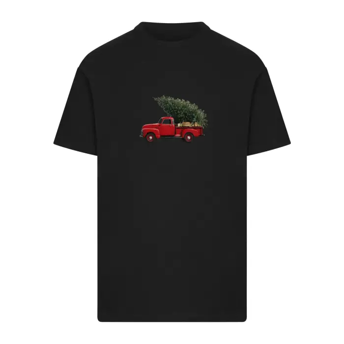 mister tee T-shirt Christmas Tree Pickup Noir