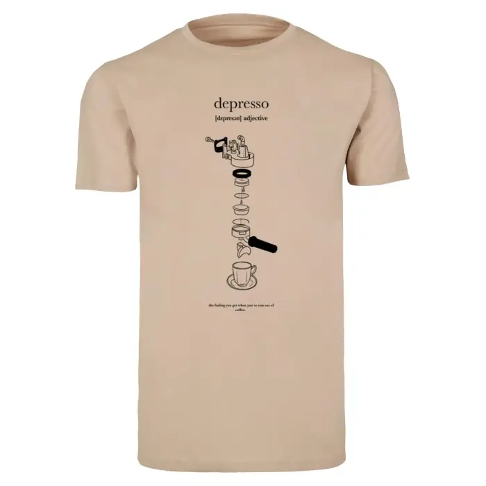 mister tee T-shirt Depresso Beige