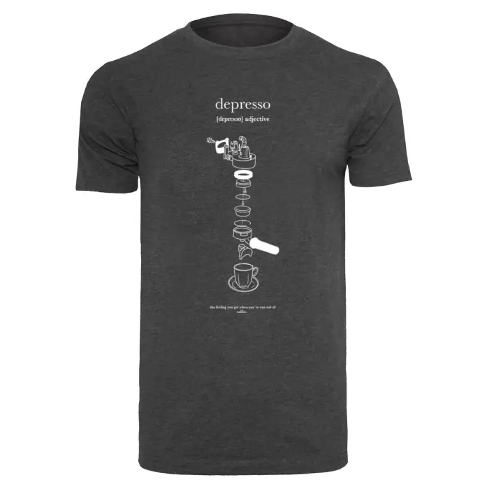 mister tee T-shirt Depresso Gris