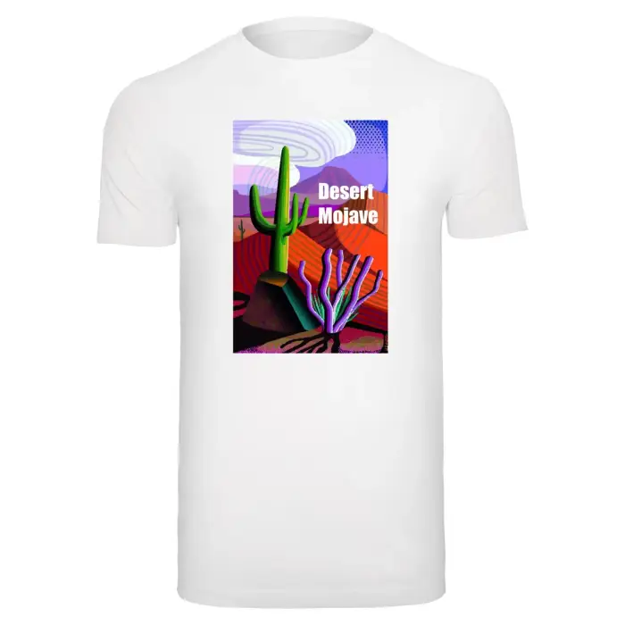 mister tee T-shirt Desert Mojave Blanc