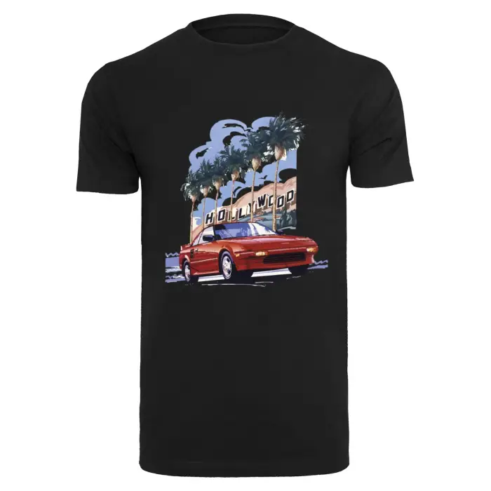 mister tee T-shirt Hollywood Car Noir