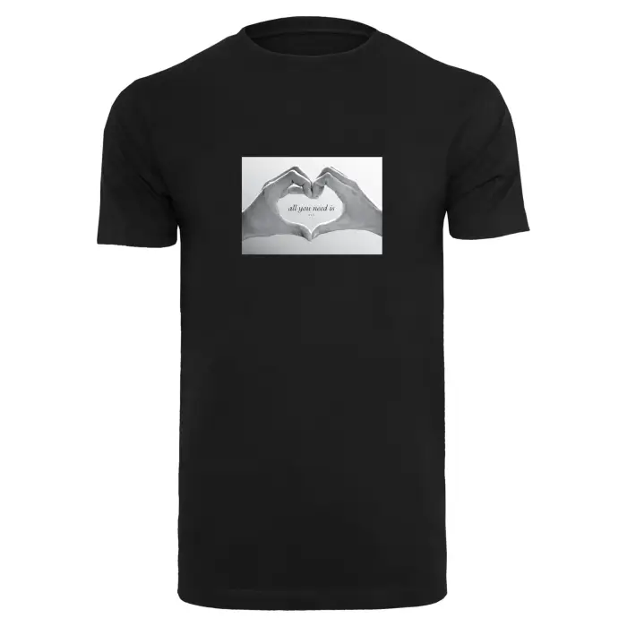 mister tee T-shirt Love SIgn Noir