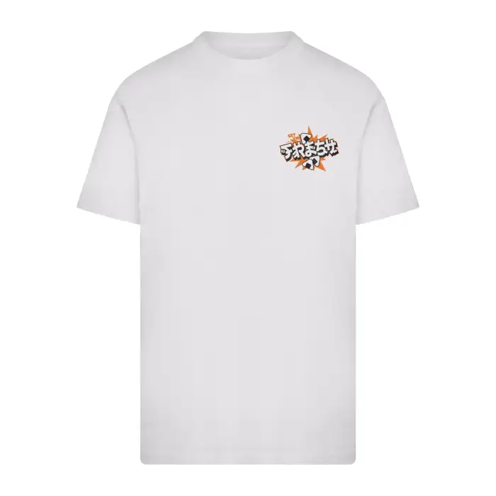 mister tee T-shirt Monstrously Delicious Onigiri 2 Go Blanc