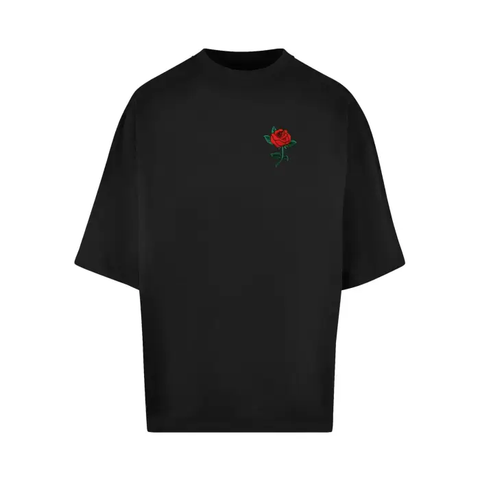 mister tee T-shirt Rose Huge Noir