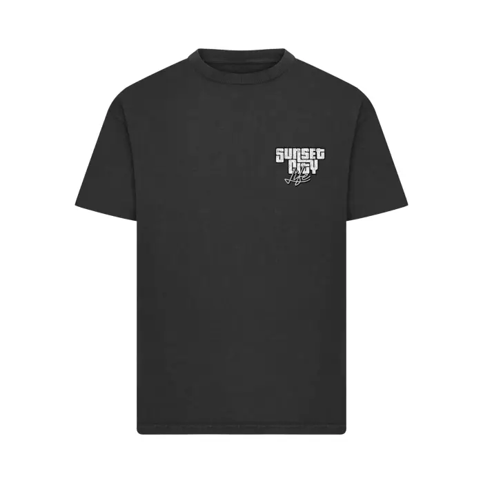 mister tee T-shirt Sunset City Noir