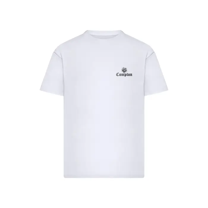 mister tee T-shirt oversize Compton Lowrider Blanc
