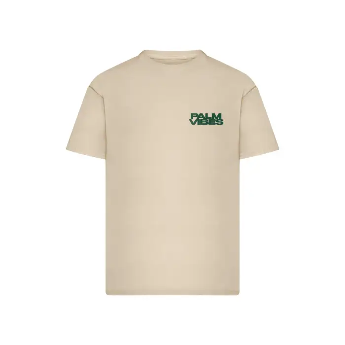 mister tee T-shirt oversize Palm Vibes Blanc