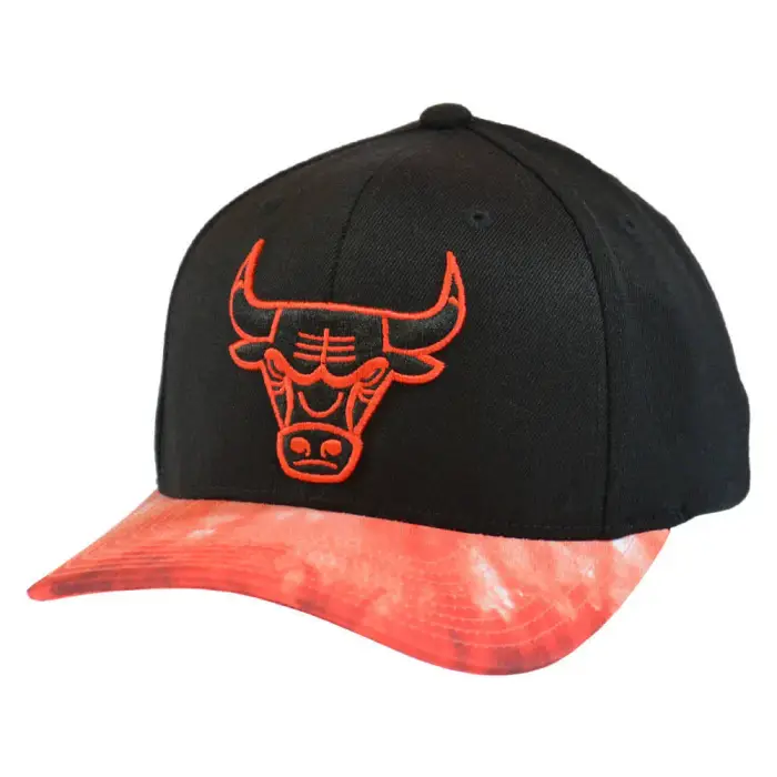 Mitchell & Ness Cappellino con visiera Chicago Bulls Tie Dye Classic Noir