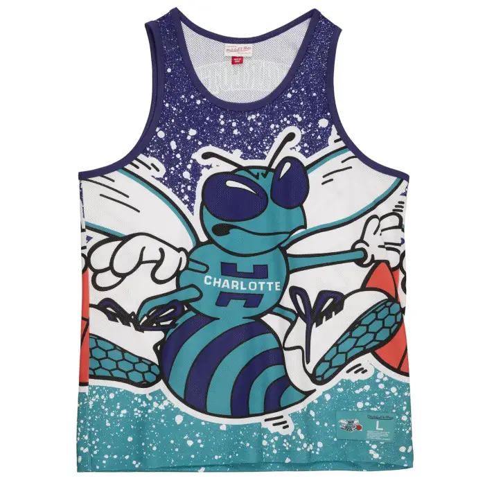 Mitchell & Ness D bardeur Jumbotron Mesh Charlotte Hornets