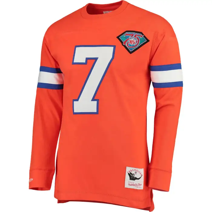 Felpa Mitchell & Ness Ls Denver Broncos Orange