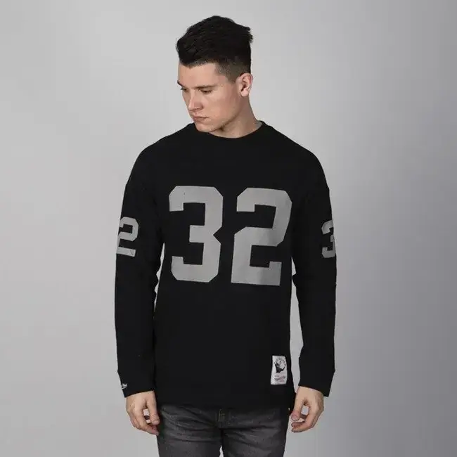 Felpa Mitchell & Ness Ls Los Angeles Raiders Noir