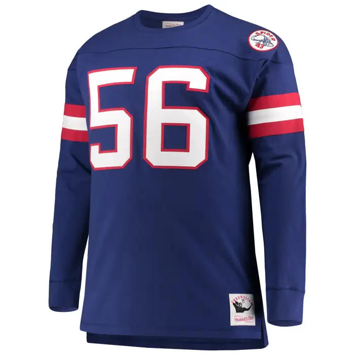 Felpa Mitchell & Ness Ls New York Giants Bleu